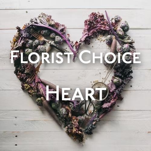 Florist Choice Heart Tribute