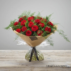 Heavenly Red Rose Hand tied