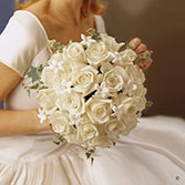 Graceful Rose & Stephanotis Scented Bridal Bouquet